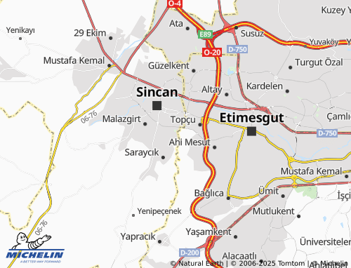 MICHELIN Ertuğrulgazi map - ViaMichelin