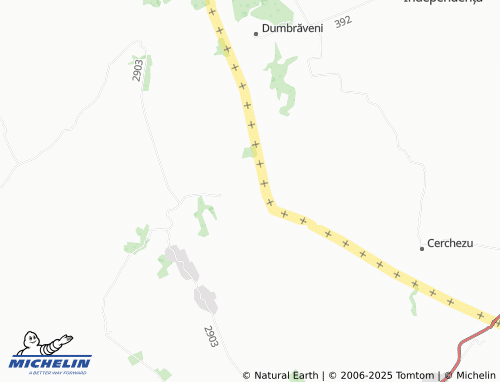 MICHELIN Kraishte map - ViaMichelin