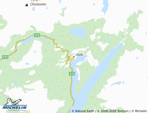 Mappa MICHELIN Ulvik - ViaMichelin