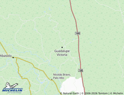 Mappa MICHELIN Guadalupe Victoria - ViaMichelin