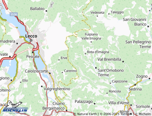 MICHELIN Capizzoli map - ViaMichelin