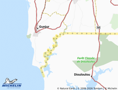 Carte MICHELIN Dombondir - ViaMichelin
