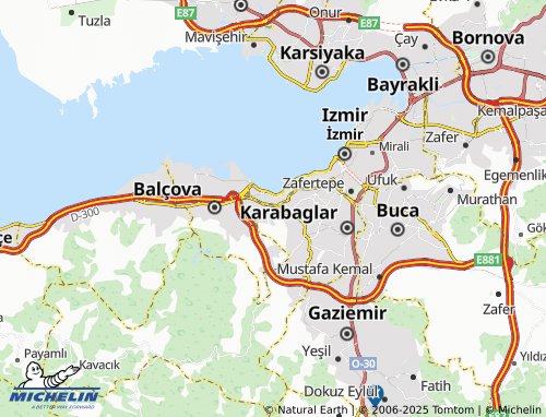 MICHELIN Poligon map - ViaMichelin