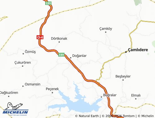 MICHELIN Eldelek map - ViaMichelin