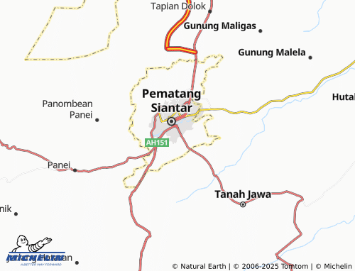MICHELIN Sukamaju map - ViaMichelin