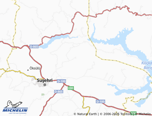 Mappa MICHELIN Sağpazar - ViaMichelin