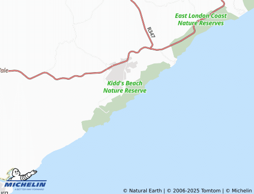 MICHELIN Christmas Rock map - ViaMichelin