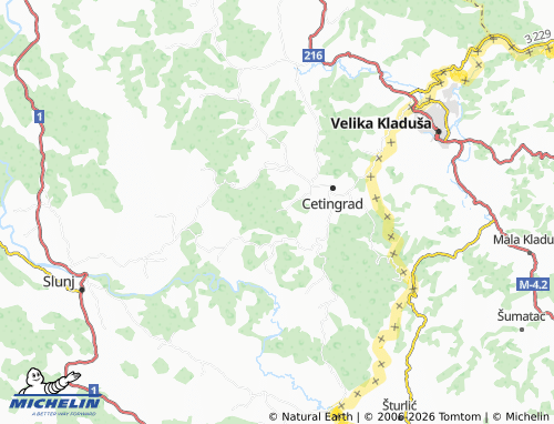 MICHELIN Strmačka map - ViaMichelin