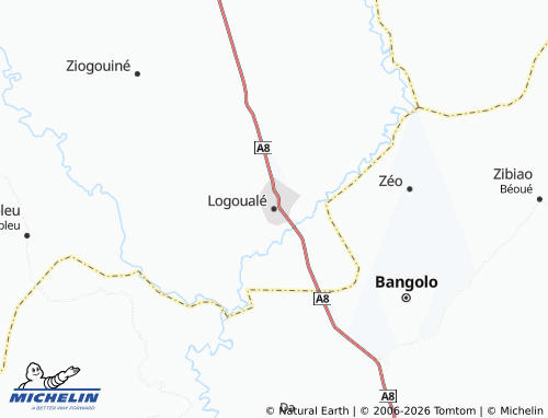 Mapa MICHELIN Logoualé - ViaMichelin