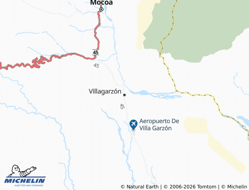 Mapa MICHELIN Villagarzón - ViaMichelin