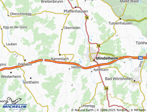 Mappa MICHELIN Oberauerbach - ViaMichelin