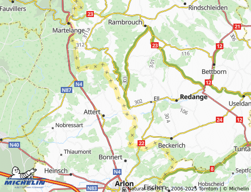 Carte MICHELIN Colpach-Haut - ViaMichelin