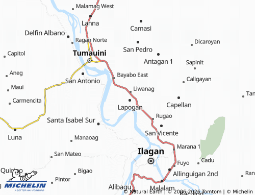 MICHELIN Santo Niño map - ViaMichelin