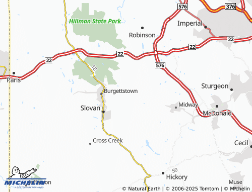 MICHELIN Joffre map - ViaMichelin