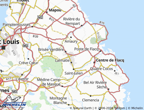 MICHELIN Bon Accueil map - ViaMichelin