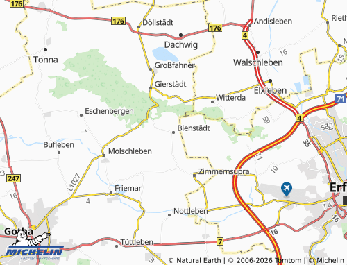 Mappa MICHELIN Bienstädt - ViaMichelin