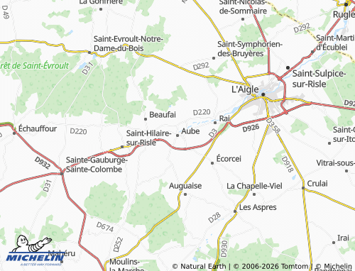 Mappa MICHELIN Aube - ViaMichelin