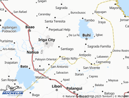 MICHELIN Santa Justina map - ViaMichelin