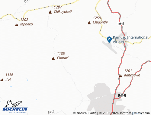 MICHELIN Chiponde map - ViaMichelin