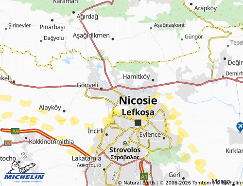 MICHELIN Ortaköy map - ViaMichelin