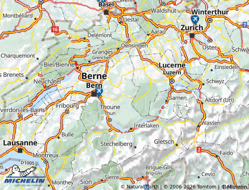 Mappa MICHELIN Emmental - ViaMichelin