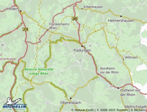 MICHELIN Hausen map - ViaMichelin