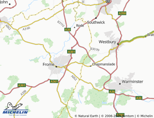 MICHELIN Berkley map - ViaMichelin