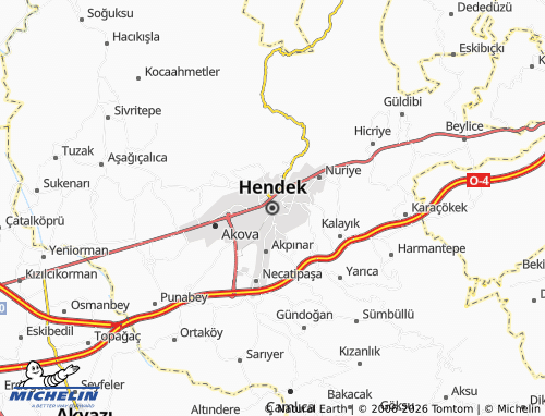 Mappa MICHELIN Hendek - ViaMichelin