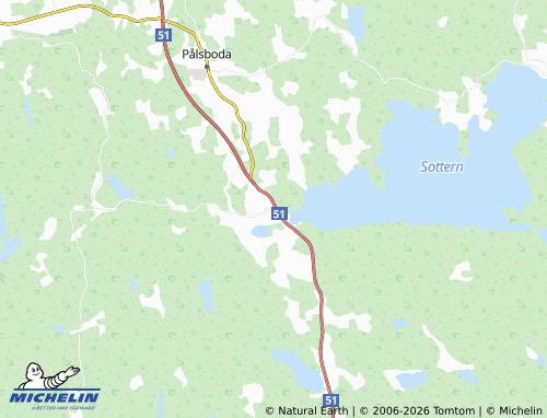 Mappa MICHELIN Svennevad - ViaMichelin