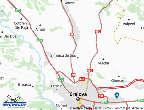 MICHELIN-Landkarte Românești - ViaMichelin