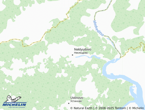 MICHELIN Neklyudovo map - ViaMichelin