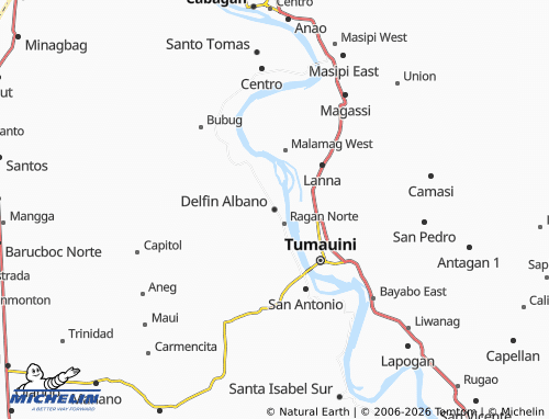 MICHELIN Delfin Albano map - ViaMichelin