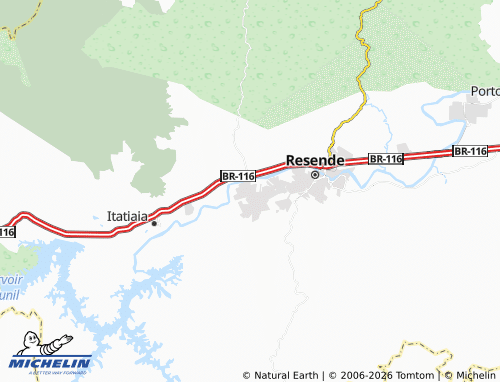 Mapa MICHELIN Nova Alegria - ViaMichelin