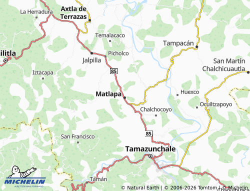 Mapa MICHELIN El Paraíso - ViaMichelin