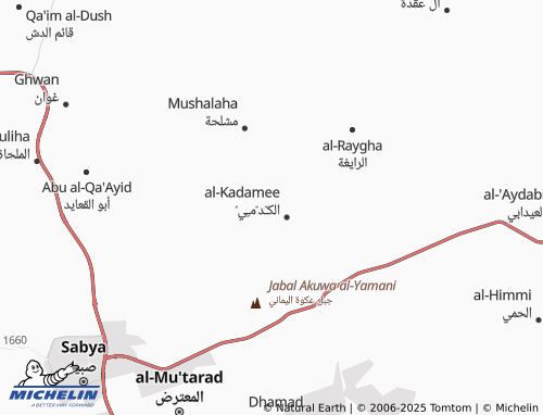 MICHELIN Al Kudmi map - ViaMichelin