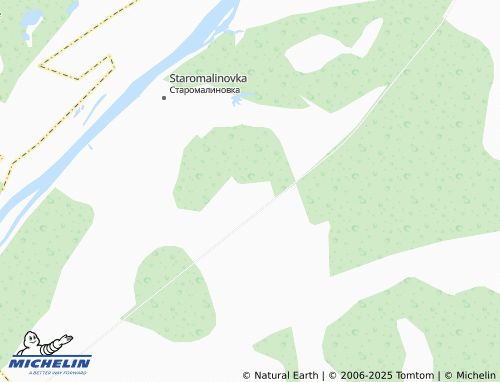 MICHELIN Novomalinovka map - ViaMichelin