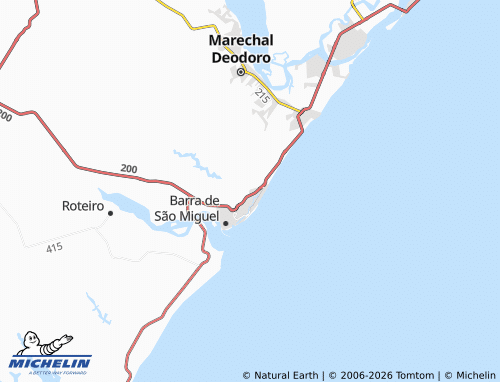 Mapa MICHELIN Piaçavas - ViaMichelin