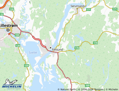 Carte MICHELIN Varåa - ViaMichelin
