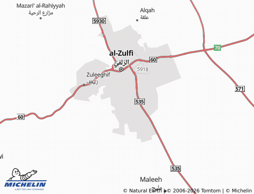 Carte MICHELIN al-Aizdihar - ViaMichelin