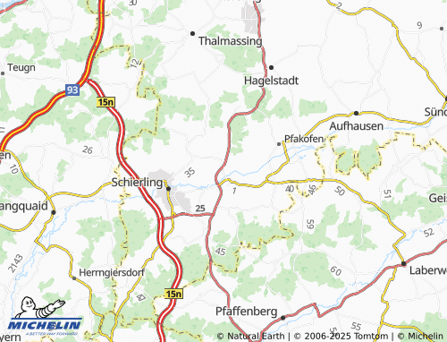 Mapa MICHELIN Eggmühl - ViaMichelin