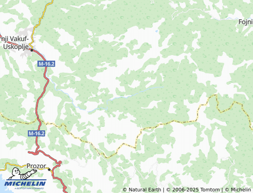 MICHELIN-Landkarte Crkvice - ViaMichelin
