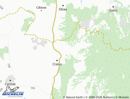 MICHELIN Șiad map - ViaMichelin