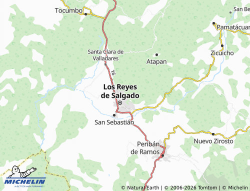 Mapa MICHELIN Santa Rosa Lomas - ViaMichelin