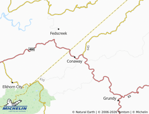 Carte MICHELIN Conaway - ViaMichelin