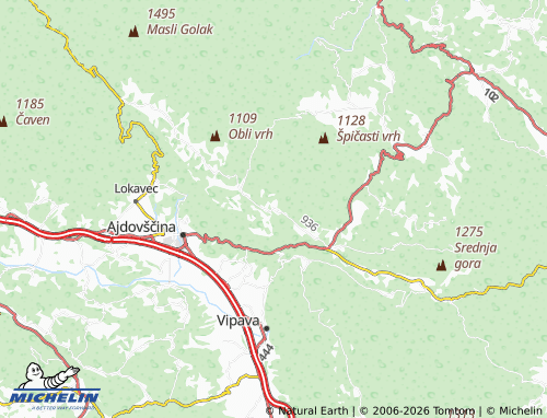 Mapa MICHELIN Gozd - ViaMichelin