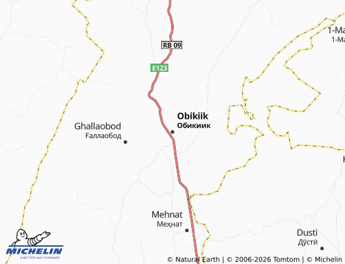 Mappa MICHELIN Obikiik - ViaMichelin