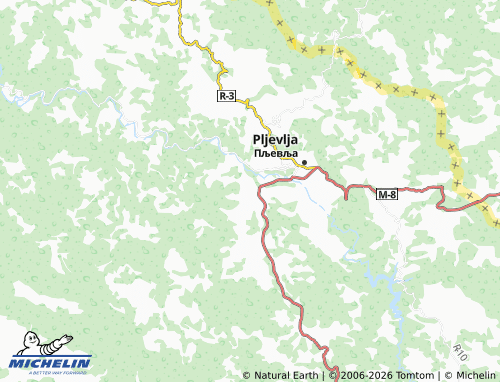 MICHELIN Komine map - ViaMichelin