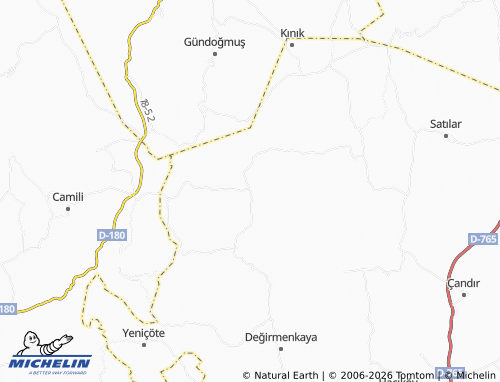 MICHELIN Koyunbaba map - ViaMichelin