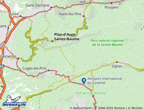 MICHELIN Riboux map - ViaMichelin