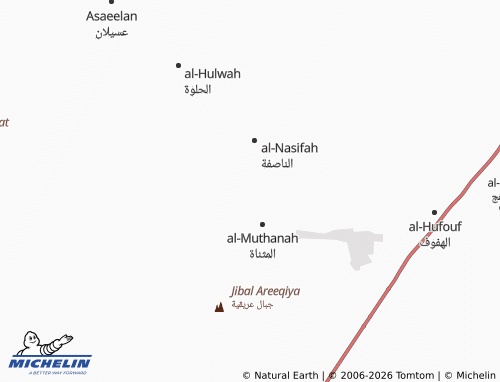 MICHELIN-Landkarte al-Sha'yfan - ViaMichelin